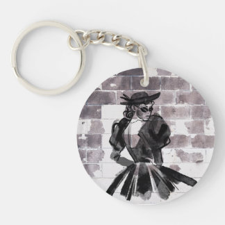 Street Muse - Mode op de Wall Sleutelhanger