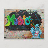 Street Music Briefkaart (Voorkant)