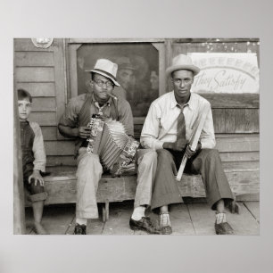 Street Musicians, 1938.  foto Poster