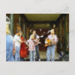 Street Musicians Briefkaart