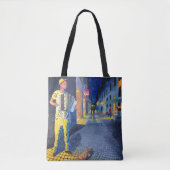 Street Musician's Doggie Tote Bag (Voorkant)