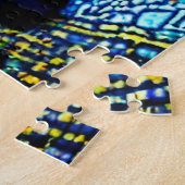 Street of Dublin (Ireland) Van Gogh Style  Legpuzzel (Zijkant)