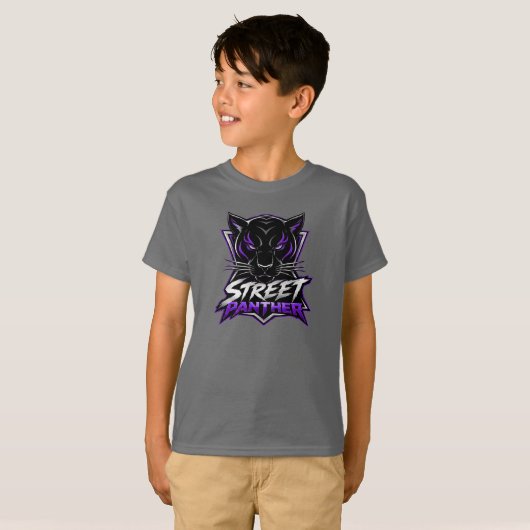 Street Panther Kids T-shirt (Voorkant volledig)