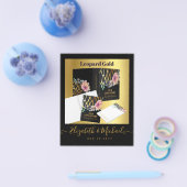 Street Party Style Weddenschap Gold Gold Black Flyer (Enkel)