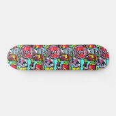 STREET POP ART PERSOONLIJK SKATEBOARD (Horizontaal)