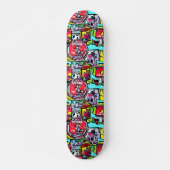 STREET POP ART PERSOONLIJK SKATEBOARD (Voorkant)