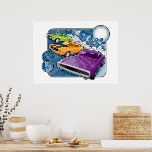 Street Race Poster (Keuken)