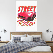 Street Racer Canvas Afdruk (Insitu (Slaapkamer))