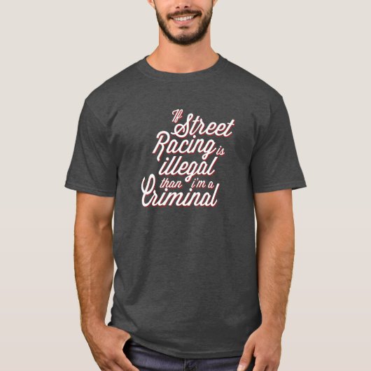 Street Racing T-shirt (Voorkant)