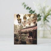 Street restaurant, Parijs, Frankrijk Briefkaart (Staand voorkant)