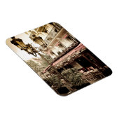 Street restaurant, Parijs, Frankrijk Magneet (Rechterzijde)