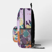 Street Retro Cat op Skateboard | grappig Bedrukte Rugzak (Rechts)