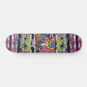 Street Retro Cat, Pet en Sneakers| grappig Persoonlijk Skateboard (Horizontaal)