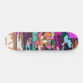 Street Retro Eekhoorn op Skateboard | grappig (Horizontaal)