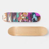 Street Retro Eekhoorn op Skateboard | grappig (Horizontaal)