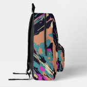 Street Retro Eekhoorn op Skateboard | grappig Bedrukte Rugzak (Links)