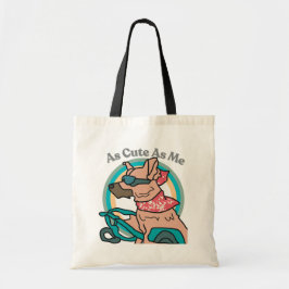 Street Retro Hond met Zonnebril | grappig gooien Tote Bag