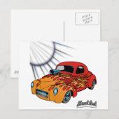 Street Rod Briefkaart (Voorkant / Achterkant)
