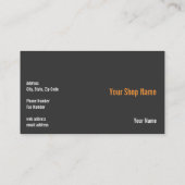 Street Rod Horsepower Visitekaartje (Achterkant)