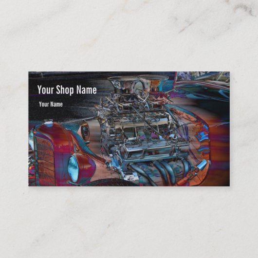 Street Rod Horsepower Visitekaartje (Voorkant)