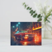 Street Rod Kings Cinematic Autos Briefkaarten (Staand voorkant)