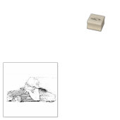 Street Rod Rubberstempel (Gestempeld)