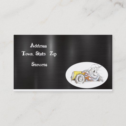 Street Rod Visitekaartjes (Achterkant)