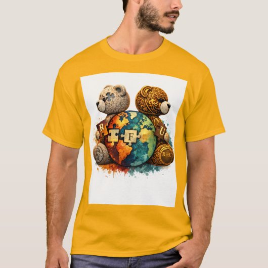 Street Royalty Teddy Bear Graphic T-Shirt (Voorkant)