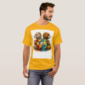 Street Royalty Teddy Bear Graphic T-Shirt (Voorkant volledig)