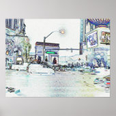 Street Scene 01 Poster (Voorkant)