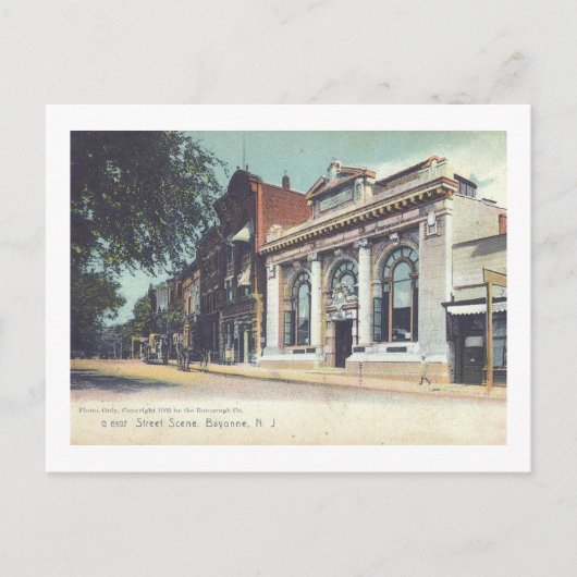 Street Scene, Bayonne, New Jersey  Briefkaart (Voorkant)