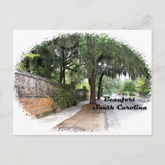 Street Scene, Beaufort, SC Briefkaart (Voorkant)