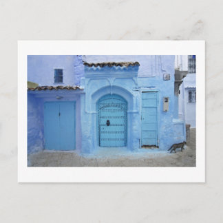 Street Scene, Chefchaouen Briefkaart