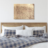 Street scene, Chinees, Ming Dynasty Canvas Afdruk (Insitu (Slaapkamer))