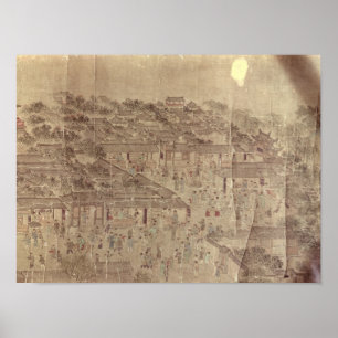 Street scene, Chinees, Ming Dynasty Poster