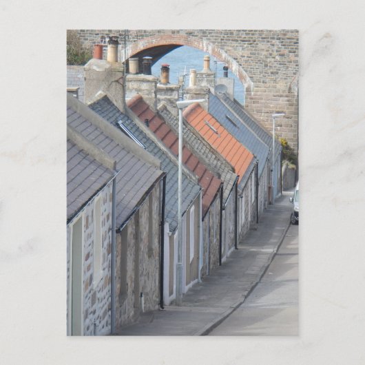 Street Scene - Cullen, Moray, Schotland Briefkaart (Voorkant)