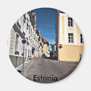 Street Scene Estonia Magneet