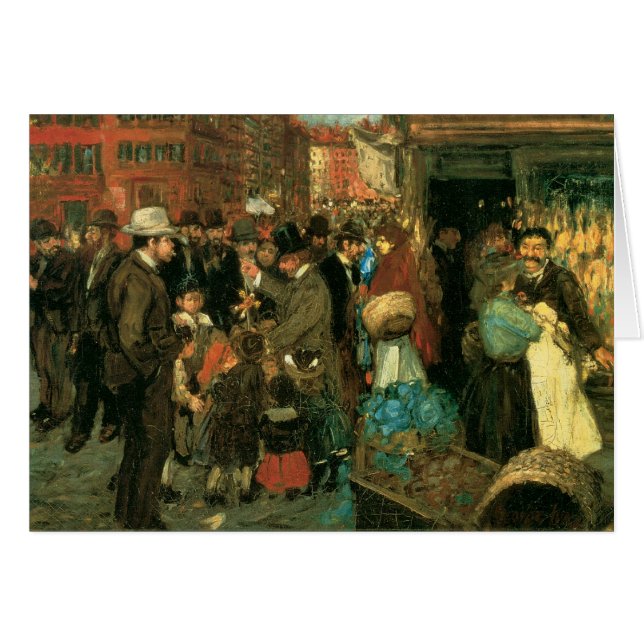 Street Scene, Hester Street, New York c. 1905 (Voorkant Horizontaal)