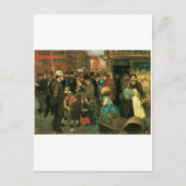 Street Scene, Hester Street, New York c. 1905 Briefkaart (Voorkant)