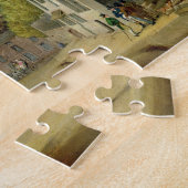 Street Scene in Chorley, Lancashire, met een Uitzi Legpuzzel (Zijkant)