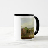 Street Scene in Chorley, Lancashire, met een Uitzi Mok (Voorkant rechts)