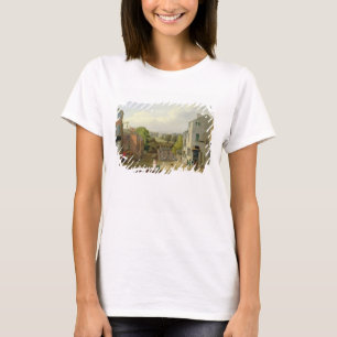 Street Scene in Chorley, Lancashire, met een Uitzi T-shirt