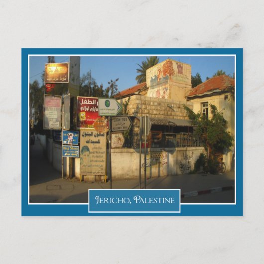 Street Scene in Jericho, Palestine Briefkaart (Voorkant)