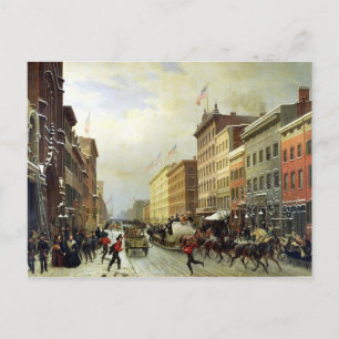 Street Scene in New York Briefkaart