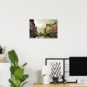 Street Scene in New York Poster (Thuiskantoor)