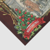 Street scene in Old Amsterdam Tissuepapier (Detail)