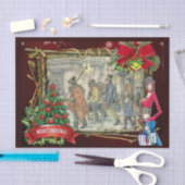 Street scene in Old Amsterdam Tissuepapier (Craft)