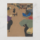 Street Scene in Parijs Briefkaart (Voorkant)