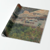 Street Scene in Parijs, Frankrijk (door Maximilien Cadeaupapier (Uitgerold)