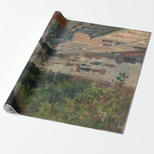 Street Scene in Parijs, Frankrijk (door Maximilien Cadeaupapier (Uitgerold)